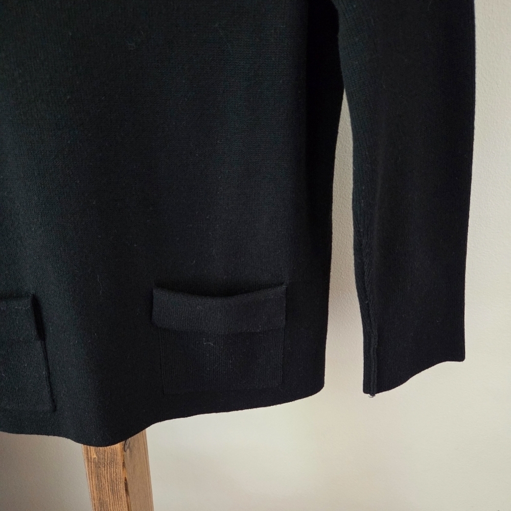 3/$20 Ann Taylor Black Knit Sweater (Size XSP) - Picture 3 of 5